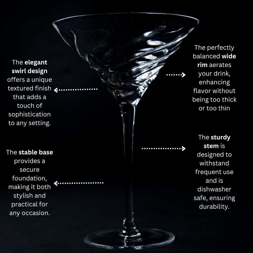 PREORDER: Vortex Martini Glass